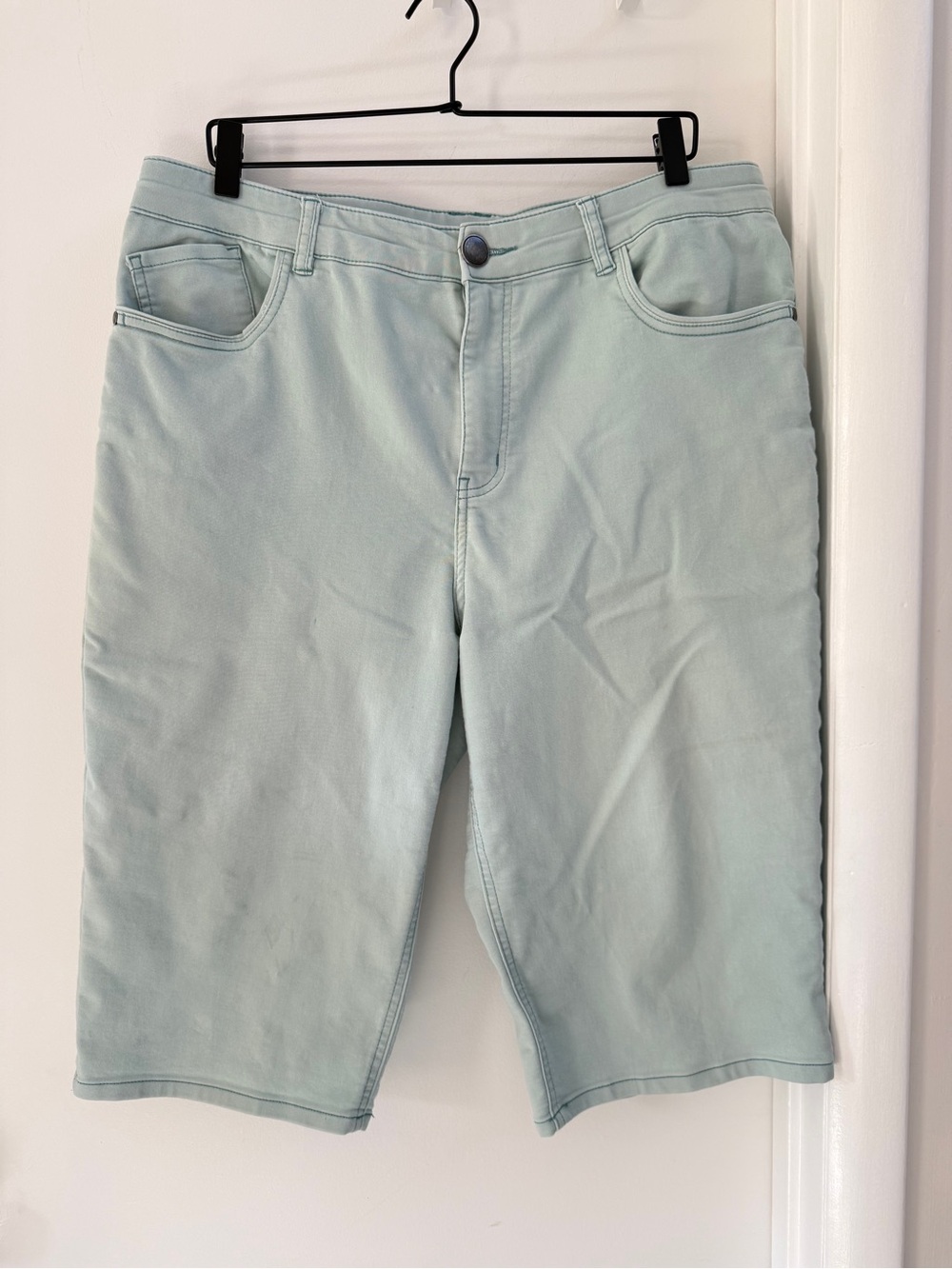 Christopher & Banks Mint Green Skimmers Plus Size 14